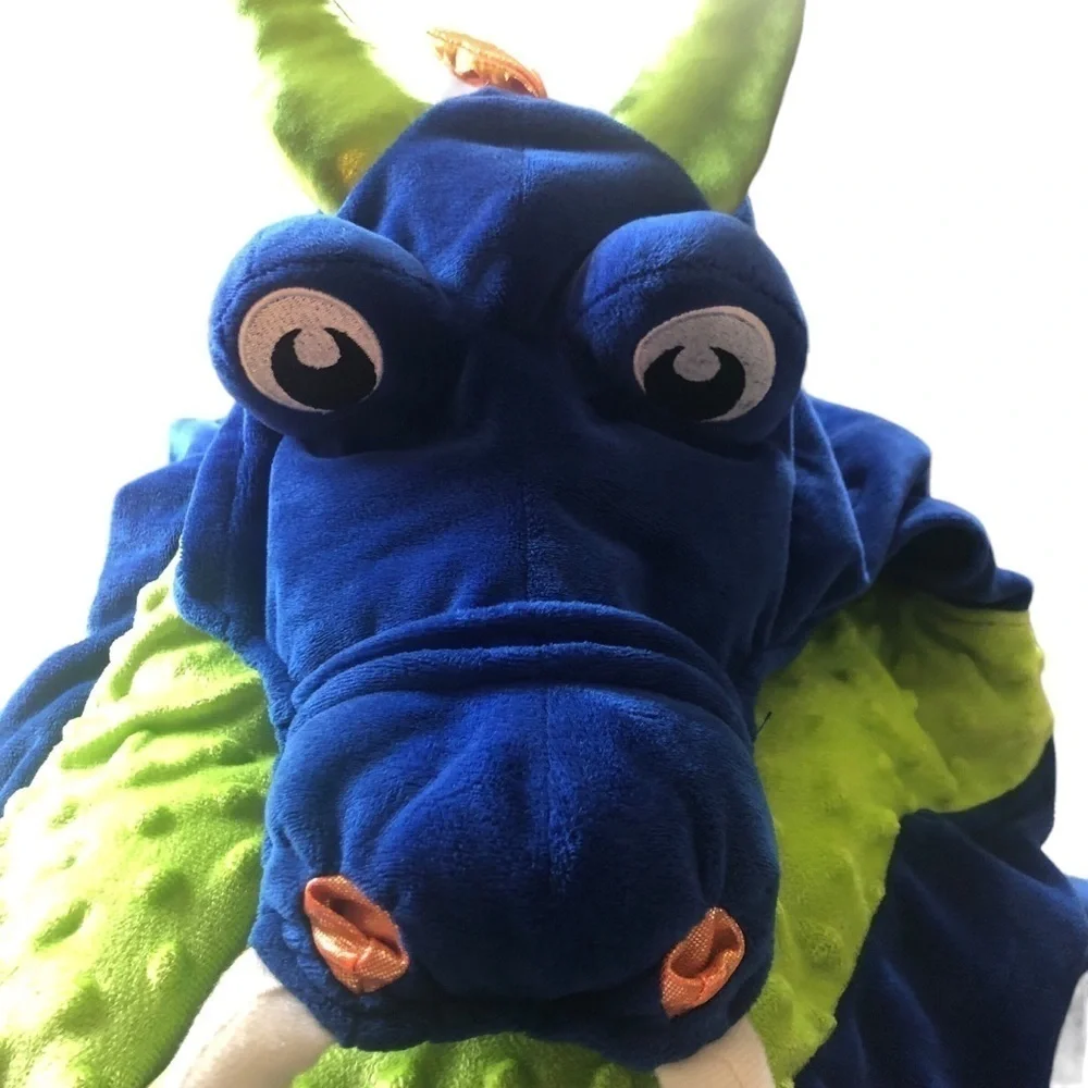 Dream Play Imagine Dinosaur Costume  Toddler Sz 3T Plush Full Suit Halloween